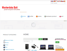 Tablet Screenshot of masterdatabali.com